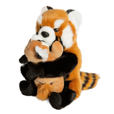 Мягкая Игрушка Красная Панда с Малышом 25 см Maxi Toys ML-SO-130222-25-23 1